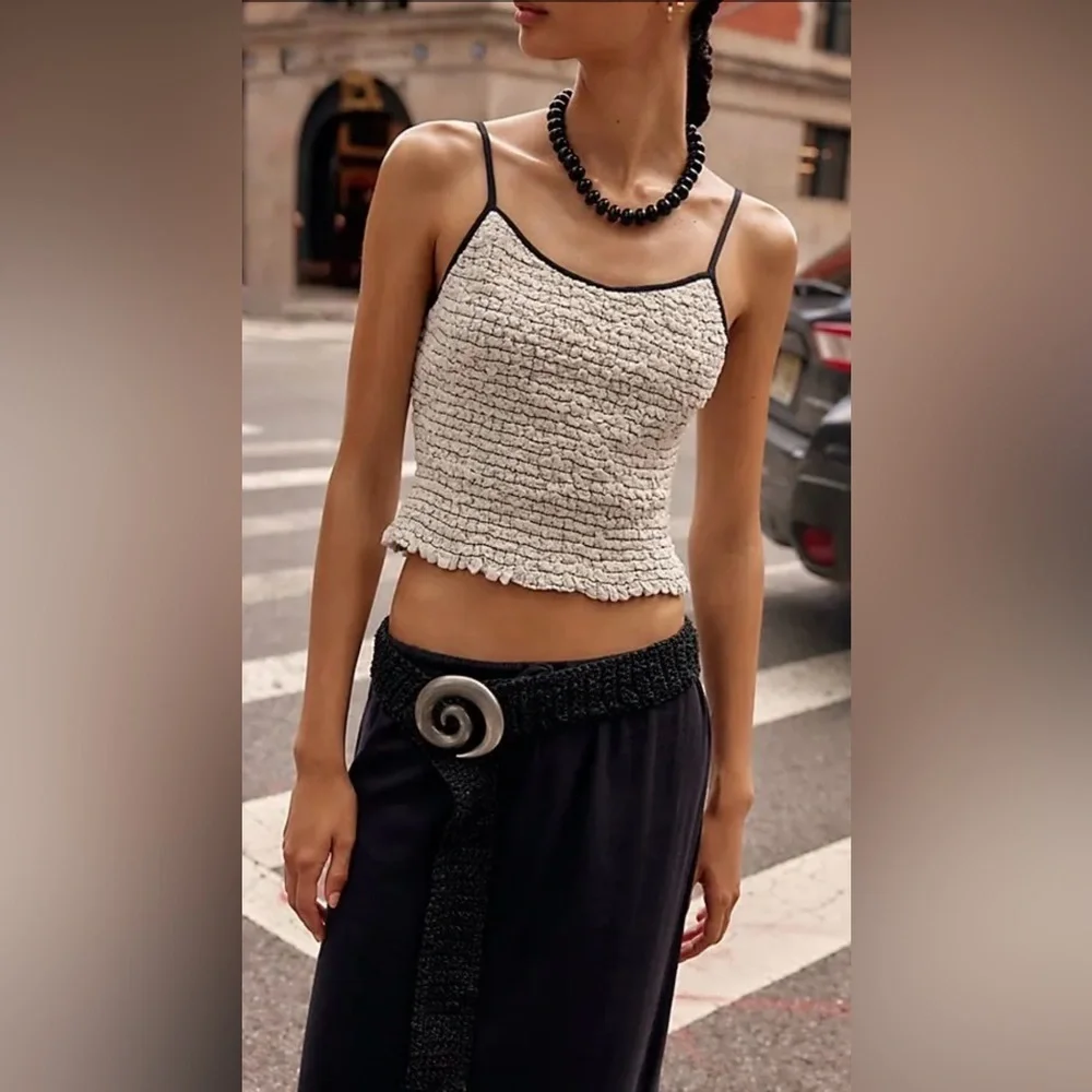 Free People Babetown Linen Skirt Set